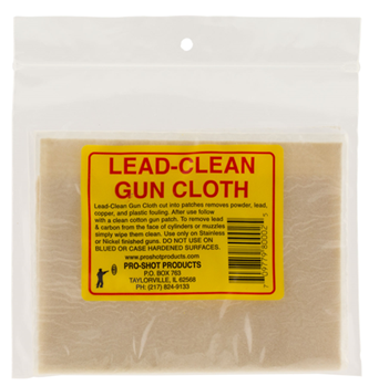 Pro-shot Produc 8816 Pro-Shot LCC Lead Clean Gun Cloth Multi-Caliber Cotton 8.75" x 11.25"
