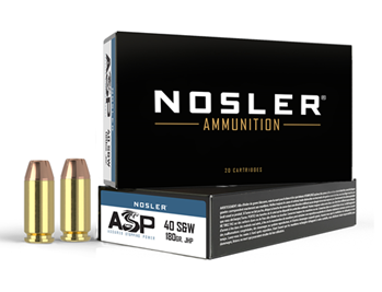 88258 Nosler 51212 Match Grade 40 S&W Jacketed Hollow Point 180 GR 50Box/10Case