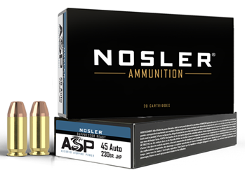 88260 Nosler 51284 Match Grade 45 ACP Jacketed Hollow Point 230gr 50Box/10Case