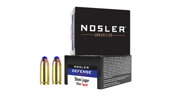 88262 Nosler 37151 Performance Bonded 9mm+P Bonded Tipped 124 GR 20Box/10Case