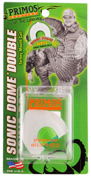 8831 Primos 1172 Sonic Dome  Double Reed Attracts Turkeys White