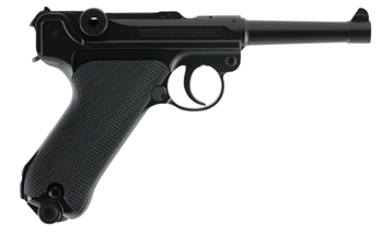 88387 Umarex USA 2251800 Legends P.08  CO2 177 BB 21rd Black Frame Black Polymer Grip