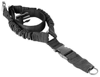 Aim Sports Inc 88576 Aim Sports AOPS01B One Point Sling made of Black Elastic Webbing with 26" OAL, 1