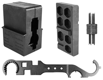 Aim Sports Inc 88582 Aim Sports ATARAK Armorer's Kit  Black Anodized AR-Platform M4/M16 Metal