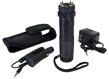 Ps Products 88982 PSPI Zap Extreme Stun Gun/Flashlight 1 Million Volt Rechargeable Battery Blk