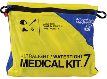 89725 Adventure Medical Kits 01250291 Ultralight 7 Medical Kit First Aid Watertight Ye