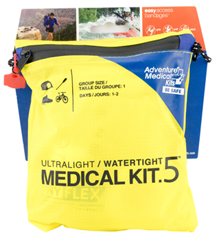 89726 Adventure Medical Kits 01250292 Ultralight 5 Medical Kit First Aid Watertight Ye