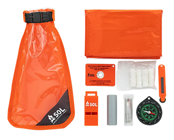 Adventure Medic 89731 Survive Outdoors Longer 01401727 Scout Survival Kit Waterproof Orange