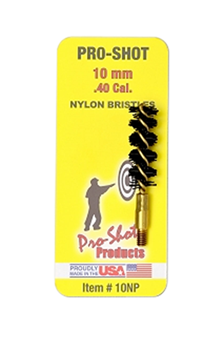 Pro-shot Produc 8981 Pro-Shot 10NP Bore Brush  40 Cal Pistol Firearm 8-32" Thread Brass 1.75" Long Ny