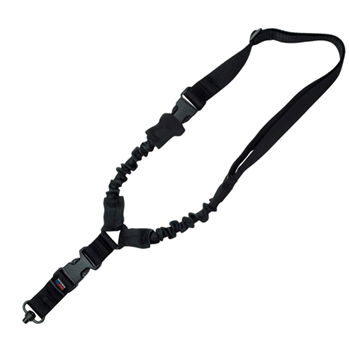 Grovtec Usa Inc 90054 Grovtec US Inc GTSL52 Single Point Sling made of Black Elastic with Bungee Desig