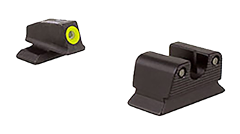 90070 Trijicon 600625 HD Night Sight Set 3-Dot Tritium Green with Yellow Outline Front