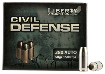 90776 Liberty Ammunition LACD380023 Civil Defense  380 ACP 50 gr Hollow Point (HP) 20