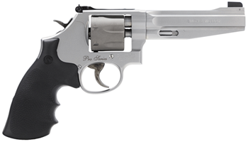 Smith & Wesson 178055 986 Performance Center DA/SA 9mm 5" 7rd SS Titanium Cylind