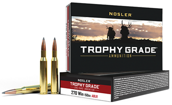 91130 Nosler 60125 Trophy Grade Long Range 270 Win 150 gr AccuBond 20 Bx/ 10 Cs