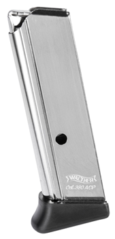 91626 Walther Arms 2246012 PPK/S 380 ACP 7rd Finger Rest Nickel Finish