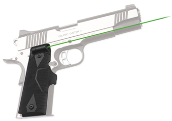 Crimson Trace C 91777 Crimson Trace LG401G Lasergrips 1911 Front Activation Green Laser