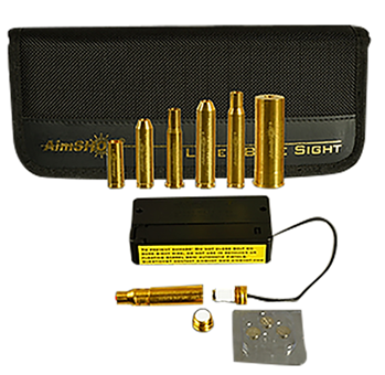 91876 Aimshot KTRIFLE Boresight Rifle Kit Laser Universal Rifle Calibers Brass