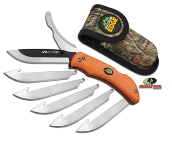 Outdoor Edge Cu 91986 Outdoor Edge RO20C RazorPro  3.50" Folding Razor/Gut Plain/Saw 420J2 Stainless S