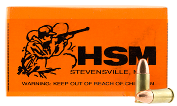 Hsm/hunting Sha 91991 HSM 9MM2R Training  9mm Luger 115 gr Full Metal Jacket (FMJ) 50 Bx/ 20 Cs