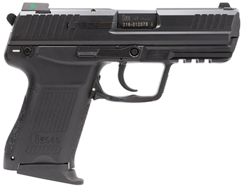 Heckler & Koch HK45C HK 81000019 HK45 Compact *MA Compliant 45 ACP 3.94" 8+1 Black Black Interchangea