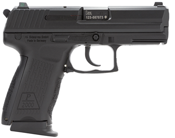 Heckler & Koch  HK 704202LEA5 P2000 V2 LEM 40 S&W 3.66" 12+1 Black Black Interchangeable Backstr