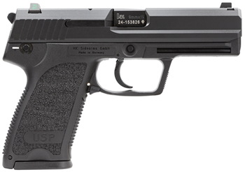 Heckler & Koch  HK 709001LEA5 USP9 Standard V1 9mm Luger 4.25" 15+1 Black Black Polymer Grip Nig