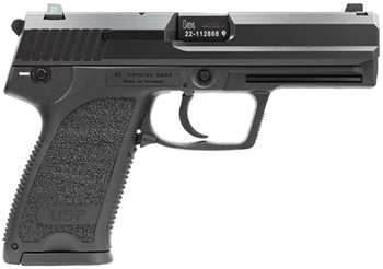 Heckler & Koch  HK 704001LEA5 USP40 V1 40 S&W 4.25" 13+1 Black Black Polymer Grip Night Sights