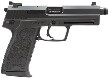 Heckler & Koch  HK 704501TLEA5 USP45T V1 Tactical 45 ACP 5.09" 12+1 Black Black Polymer Grip