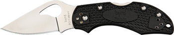 92267 Spyderco BY10PBK2 Byrd Robin 2 Lightweight 2.43" Folding Drop Point Plain 8Cr13M