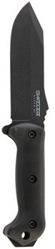 Kabar 92423 Ka-Bar BK10 Becker Crewman 5.50" Fixed Clip Point Plain 1095 Cro-Van Blade Black