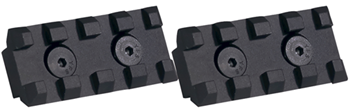 Samson Manufact 92450 Samson EVO-2-KIT Evolution Rail Kit 2" (2 Rails) 2" 6061-T6 Anodized Alum Blk