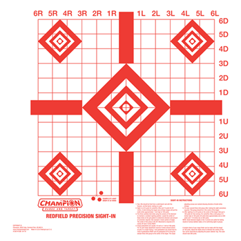 Champion Traps 94015 Champion Targets 47388 Sight In Targets 10 Per Pack