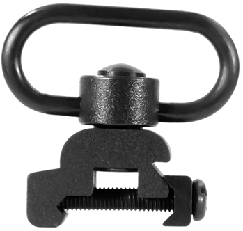 Aim Sports Inc 9529 Aim Sports MT030 Sling Rail Mount  Black Anodized 1.41" Quick Detach w/Push Butt