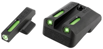 95508 Truglo TG13NV3A TFX Novak 260/500 3 Dot Green Tritium/ Fiber Optic Sight