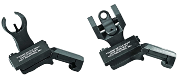 95662 Troy Ind SSIG45SHRBT00 45 Degree BattleSight Offset Set HK Front, Round Rear Bla