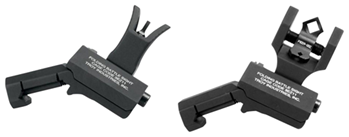 95664 Troy Ind SSIG45SMDBT00 45 Degree BattleSight Offset Set M4 Front, Dioptic Rear B
