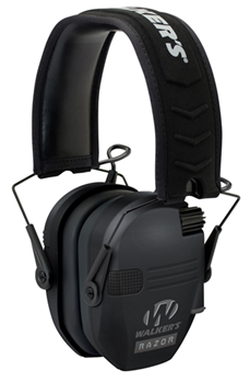 Gsm Outdoors 9583 GWP-RSEM WALKER'S RAZOR SLM ELEC MUFF BLK