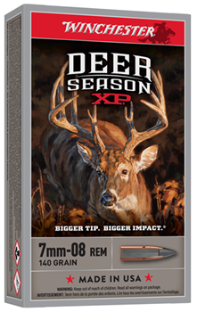 Winchester Ammu 9615 Winchester Ammo X708DS Deer Season XP  7mm-08 Rem 140 gr Extreme Point Polymer T