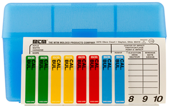 Mtm Molded Prod 9699 MTM Case-Gard RL-50-24 Case-Gard R-50 Multi-Caliber Clear Blue Polypropylene 50r