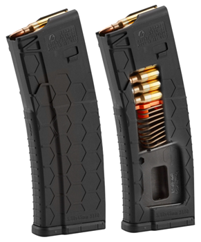 9731 Hexmag HX15/30ARBLK Series 2  Black Detachable 15rd Multi-Caliber for AR-15