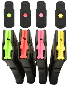 9733 Hexmag HXID4ARRED HexID  made of Polymer with Red Finish for Hexmag AR-15 Magazi