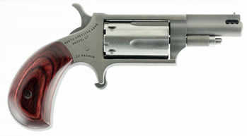 North American Arms 97958 NAA 22MCP 22 Magnum Ported 1.125" 22 Mag w/22LR 1.625" 5rd Wood Grip Stainless