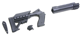 Promag 98237 Archangel AA500 Tactical Pistol Grip Stock  Black Synthetic 6 Position forMossbe
