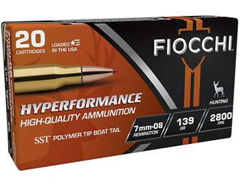 Fiocchi Ammunit 98263 FIO 7MM08HSA     7MM08 139 SST   20/10