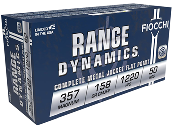 Fiocchi Ammunit 98268 FIO 357GCMJ     357MG  158 CMJFP 50/20