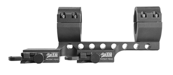 Samson Manufact 98325 Samson DMR30-2 Ring and Base Set 30mm Dia 2" Offset Quick Release Style Blk