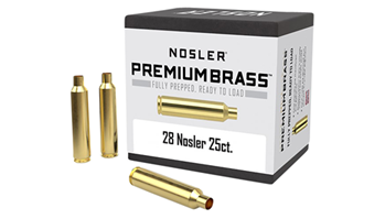 98582 Nosler 10150 Unprimed Cases  28 Nosler Rifle Brass 25 Per Box