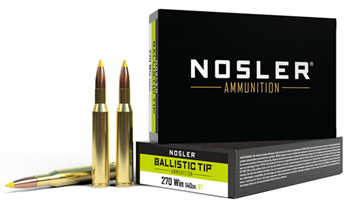 98593 Nosler 40055 Trophy 270 Winchester 140 GR Ballistic Tip 20 Bx/ 10 Cs
