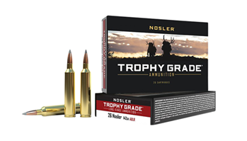 98600 Nosler 60122 Trophy Grade 26 Nosler 142 GR AccuBond Long Range 20 Bx/ 10 Cs