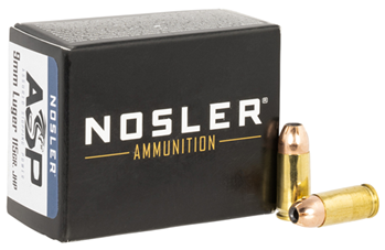 98604 Nosler 51285 Match Grade  9mm Luger 115 gr Jacketed Hollow Point (JHP) 20 Bx/ 20